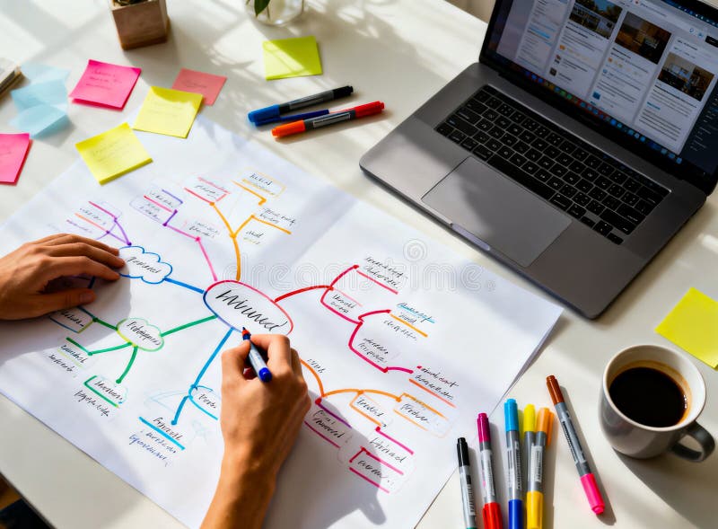 Financial planning desk